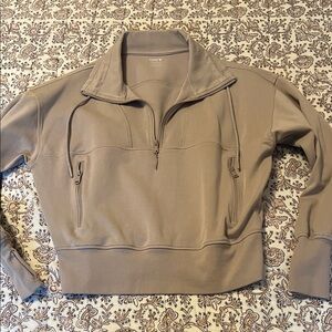 Old Navy Active Dynamic Fleece Quarter-Zip Pullover M